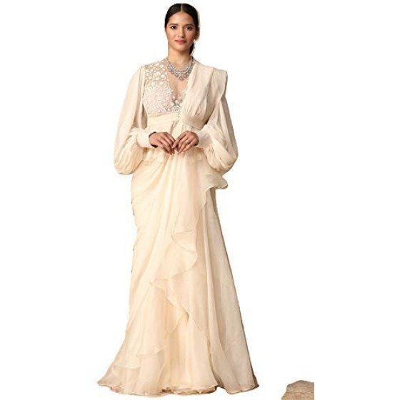 Women Embellished Saree with Blouse Piece