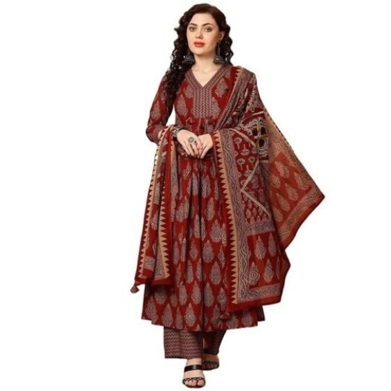 Woven Saree with Contrast Border